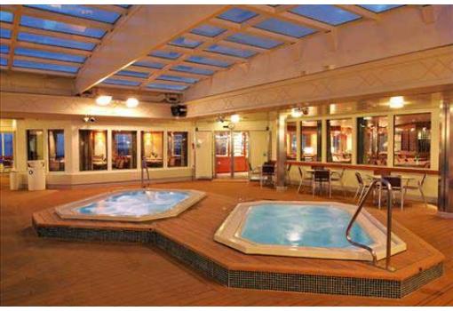 Jacuzzis en el "Lido Sirens"